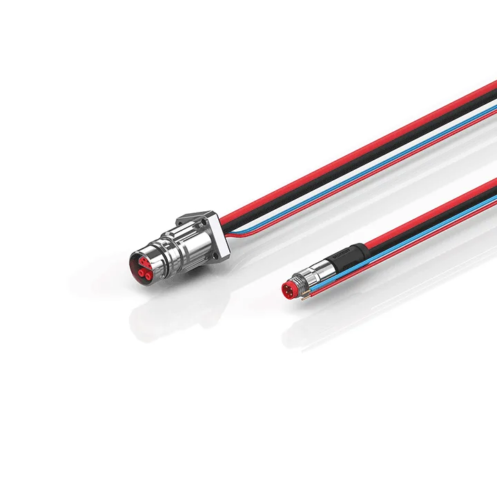 Beckhoff ZK7102-BE00-0xxx B12, ECP cable, PUR, 2 x 075 mm² + (1 x 4 x AWG22), drag chain suitable, key 1 (24 V DC)