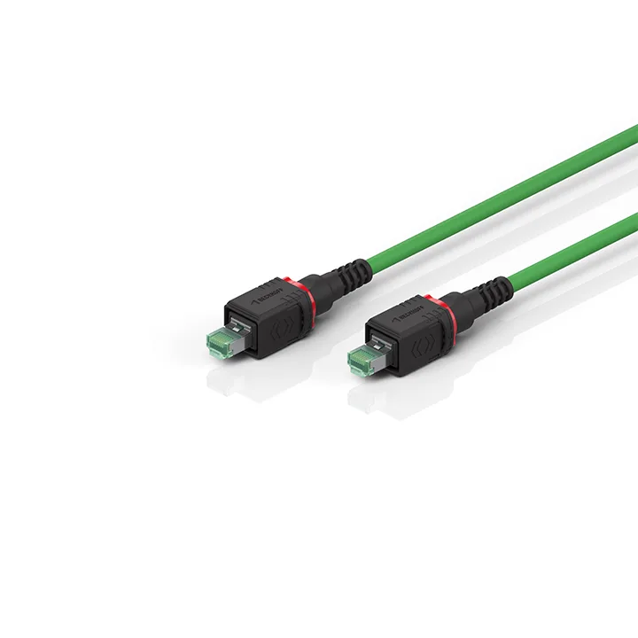 Beckhoff C9900-K948…K958 Industrial Ethernet/EtherCAT cable, PUR, 4 x 2 x AWG26/7, fixed installation, green, Cat6A