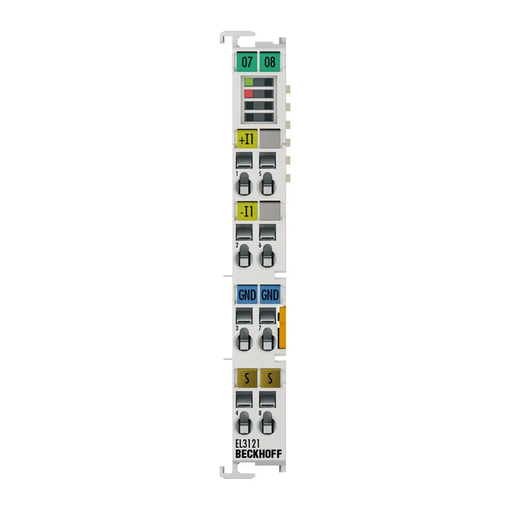 Beckhoff EL3121 EtherCAT Terminal, 1-channel analog input, current, 4…20 mA, 16 bit, differential
