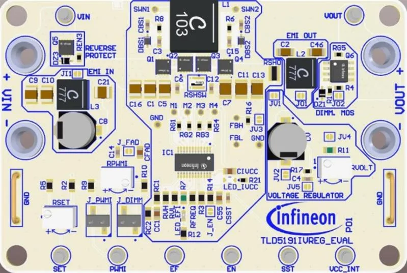 Infineon TLD5191IVREG_EVAL