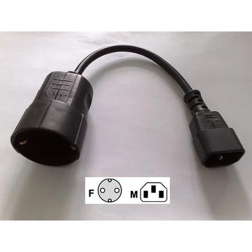 Eaton Electric TK-Adapter (10A IEC->SCHUKO); Hinweis: Stromquelle