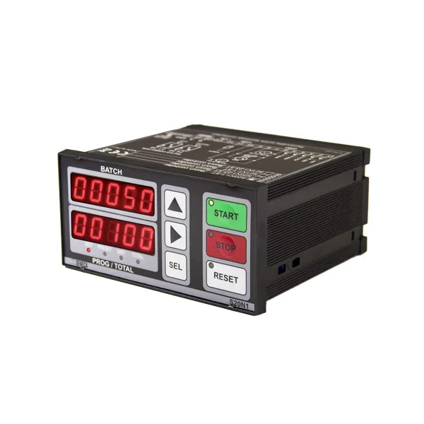 Seneca S20N1 Batch controller with pulse input, LED display and Modbus Interface