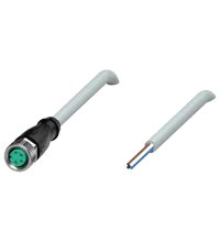 Pepperl+Fuchs V31-GM-2M-PVC Female cordset single-ended M8 straight A-coded, 4-pin, PVC cable grey