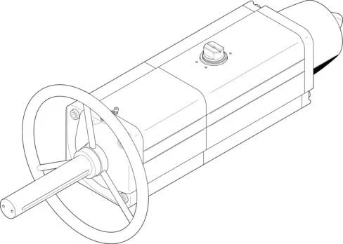 Festo DAPS-0720-090-RS2-F12-MW Döner Silindir|çeyrek dönüşlü aktüatör