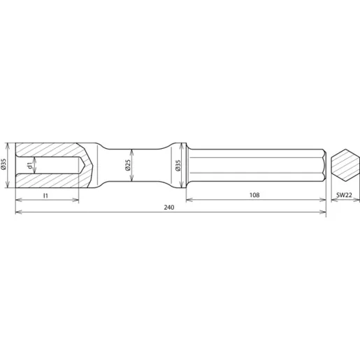 Dehn + Söhne HE TE 20 SW22 VH AC STBLANK