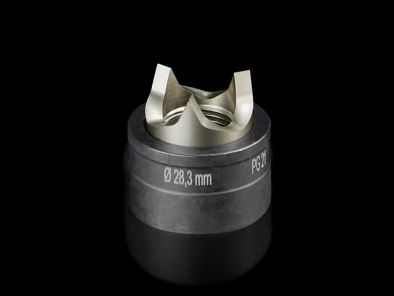Rittal AS 4055.128 Splitter hole punch, round for stainless steel, round, with triple splitting