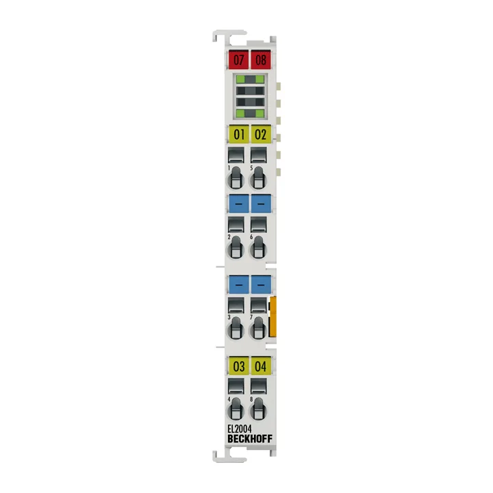 Beckhoff EL2004 EtherCAT Terminal, 4-channel digital output, 24 V DC, 05 A