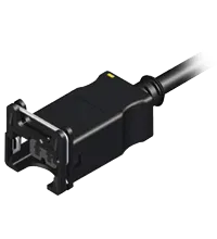 Pepperl+Fuchs JPT2-G/V2-BK5M-PUR Single-ended female cordset, Junior Power Timer, LED, 2-pin, PUR cable