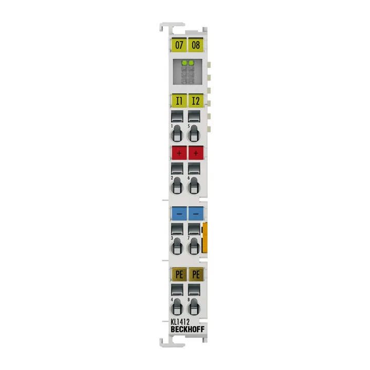 Beckhoff KL1412 Bus Terminal, 2-channel digital input, 24 V DC, 02 ms