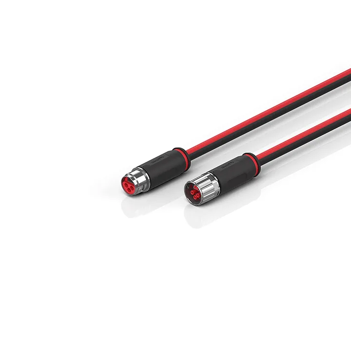 Beckhoff ZK7610-2219-0xxx B17, ECP cable, PUR, 3 G 25 mm² + (1 x 4 x AWG22), drag-chain suitable, key 1 (24 V DC)