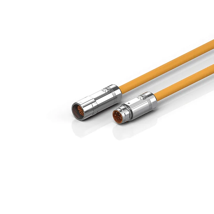Beckhoff ZK4501-8004-xxxx Motor extension cable 25 mm² with M23 speedtec® plug, fixed installation