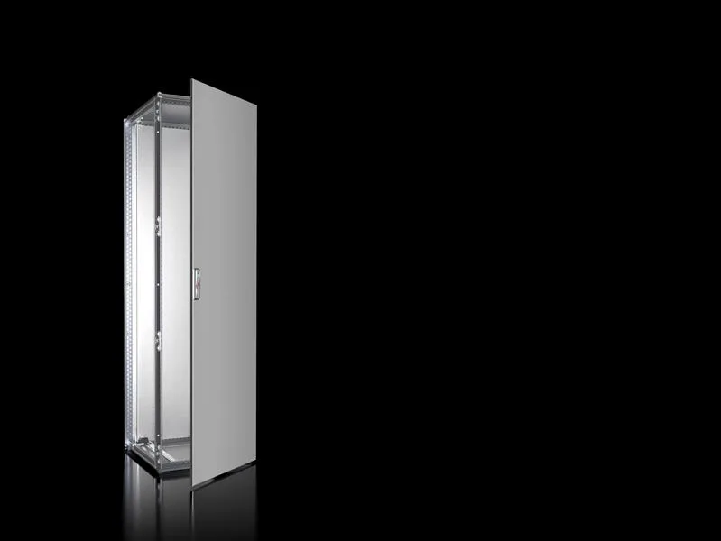 Rittal VX 8452.000 VX Modüler pano sistemi, GYD: 600x2000x600 mm, paslanmaz çelik, 14301, montaj plakalı, ön tarafta tek kapılı
