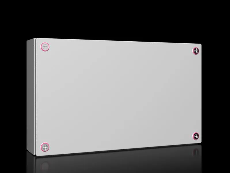 Rittal KX 1509.000 KX terminal kutusu, GYD: 500x300x120 mm, çelik sac, montaj plakasız, kapaklı, kablo giriş plakasız
