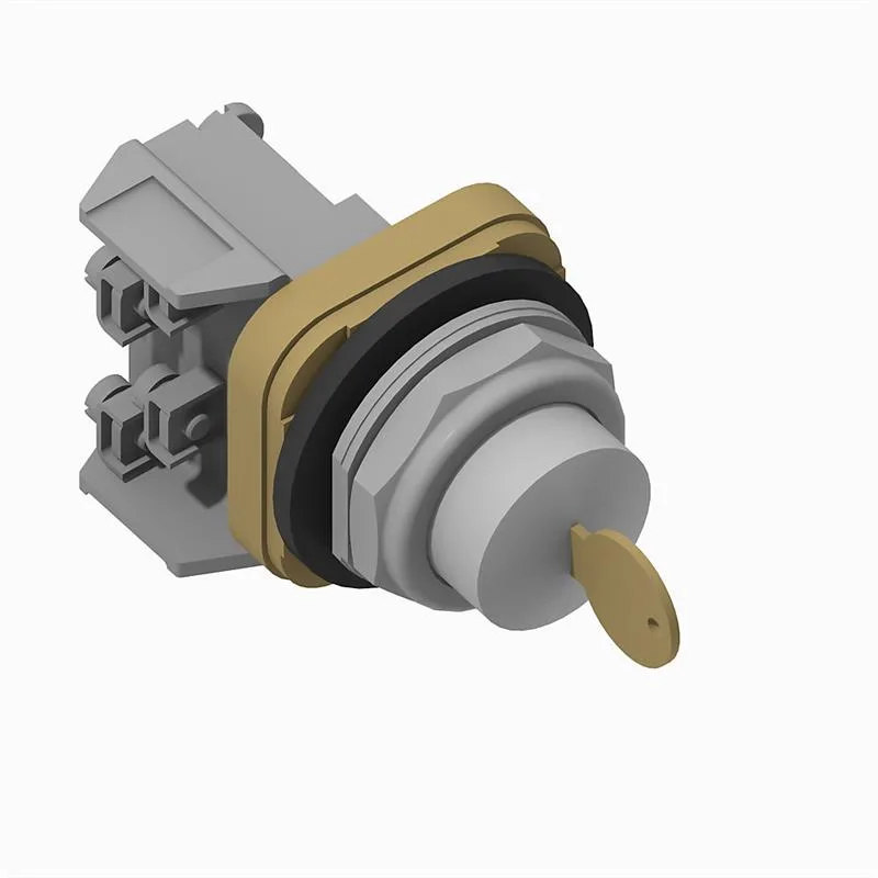 Allen Bradley 800T-E1433A 30 mm Cyl Lock Push-Button 800T PB