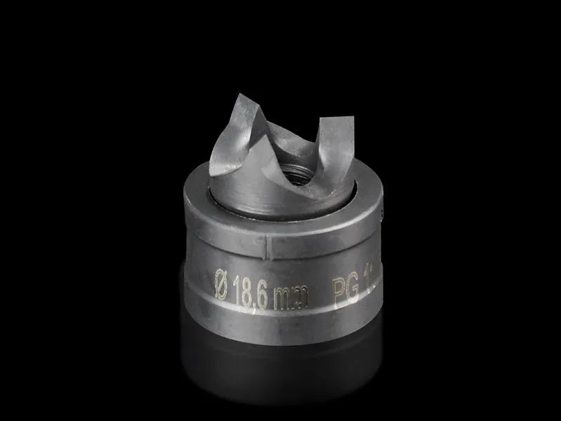 Rittal AS 4055.518 Splitter hole punch, round for sheet steel, with triple splitting