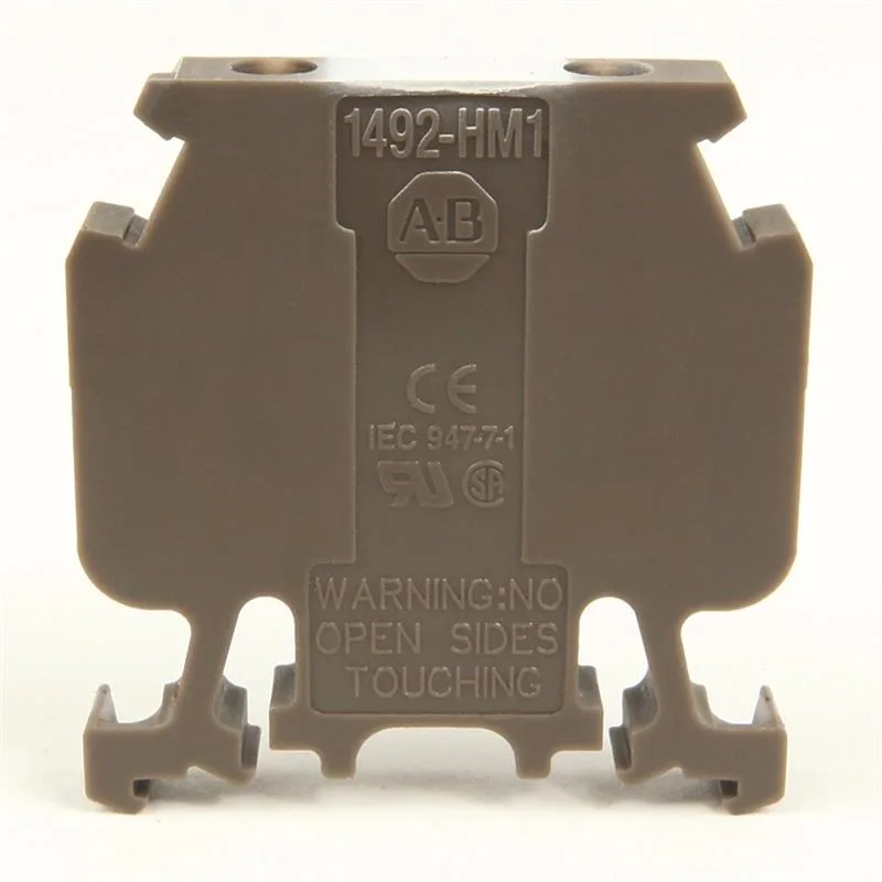 Allen Bradley 1492-HM1B TERM BLCK Multi-Rail MTD 1P 30A BLU