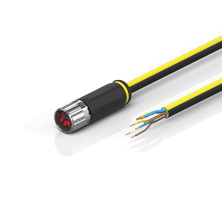 Beckhoff ZK7906-1900-Axxx ENP cable, PUR, 3 G 15 mm² + (1 x 4 x AWG22), drag chain suitable, key 3 (user-defined voltage)