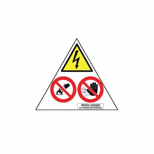 Cabur ETFX135 Warning labels