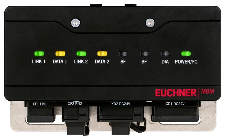 Euchner MBM-PN-S3-MLI-3B-156310 Bus module MBM-PN (RJ45 AIDA-compliant, push-pull plug)