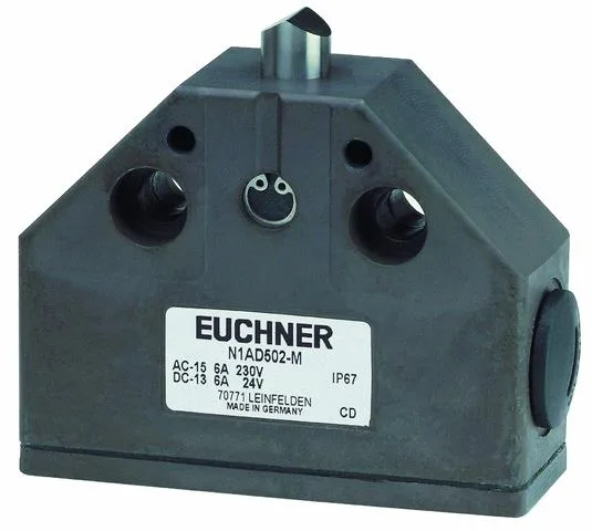 Euchner N1AD502-M Precision single limit switch N1A, chisel plunger