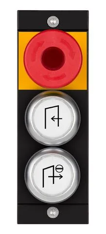Euchner MSM-1-P-CA-BPP-E5-163609 Submodule MSM-1-P (illuminated emergency stop, 2 illuminated white pushbuttons with symbol)