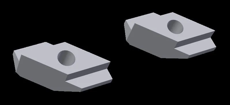 Euchner MONTAGEMATERIAL 8-NUT ITEM Installation material for CES-A-LSP- and CES-A-BSP