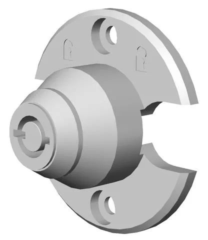 Euchner SCHLOSS TX GLEICHSCHLIESSEND Lock for auxiliary release with automatic return for safety switches TX