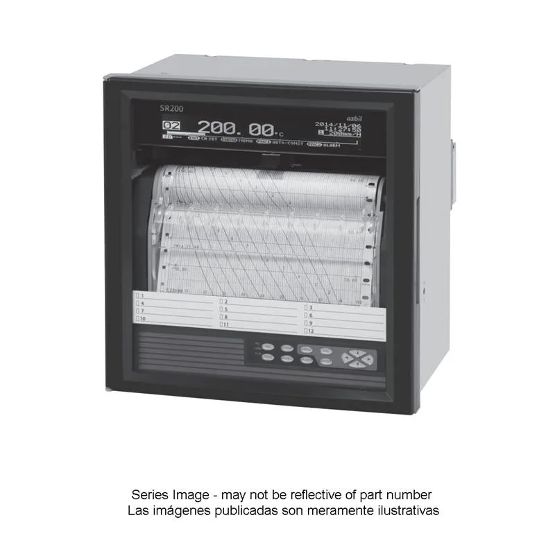 Azbil SR200 Series |  Hybrid Recorder (6/12/24 dot printing)