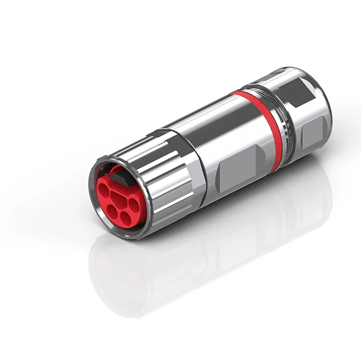 Beckhoff ZS7300-0022 Plug, field assembly, Power, IP65/67, 5 power contacts contained: Type ZS7000-C017