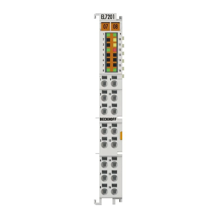 Beckhoff EL7201 EtherCAT Terminal, 1-channel motion interface, servomotor, 48 V DC, 28 A, resolver