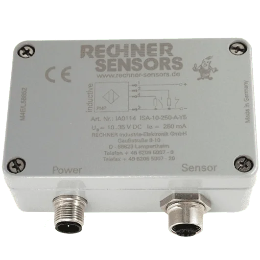 Rechner Sensors ISA-10-BA2-A-98.5x64x34.5-AL-Y10/Y20-1 Categories: Power Supplies / Isolating Switching Amplifiers (Ex Barriers), Inductive Sensors (IAS)