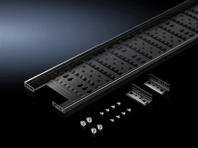 Rittal VX 5302.322 Cable route, for VX, VX IT, for vertical cable routing and strain relief, for network and server applications, integrated multifunction punchings for fastening