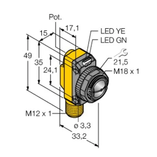 Turck QS18VP6CV15Q8