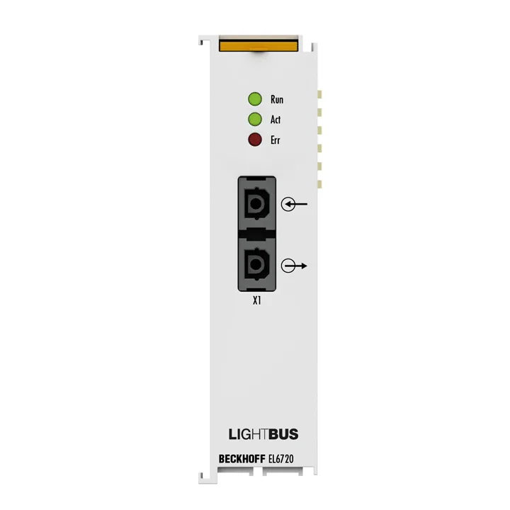 Beckhoff EL6720 EtherCAT Terminal, 1-channel communication interface, Lightbus, master