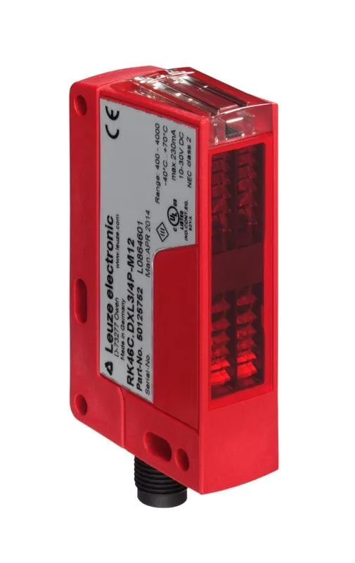 Leuze RK46C.DXL3/4P Reflektörden yansımalı fotoelektrik sensör kutupsuz