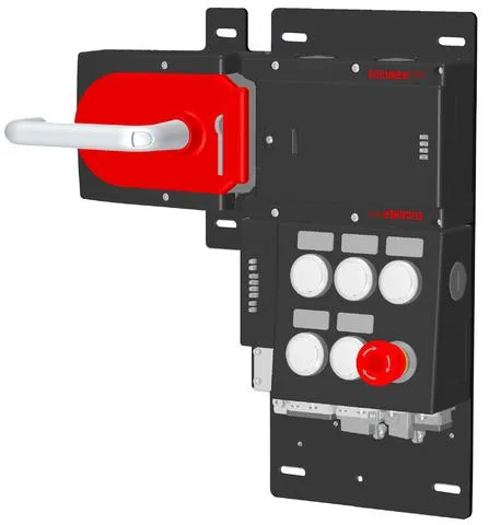 Euchner MGB-L2HB-PNA-L-121839 Locking set MGB-L2-PN (guard locking by solenoid force) with 6 control elements, push-pull plug