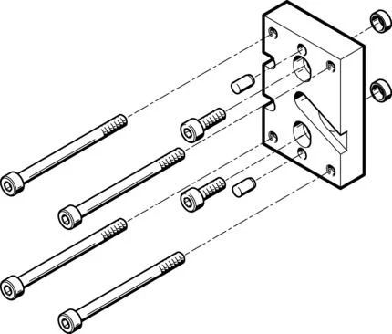Festo HAPG-SD2-25 Adaptör Takımı