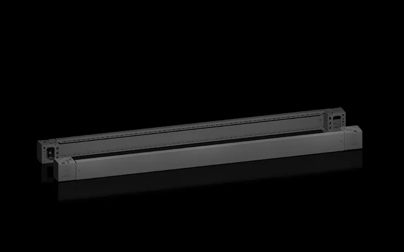 Rittal VX 8660.008 VX kapatma plakalı baza köşe parçası, ön ve arka, Y: 100 mm, G: 1600 mm için, çelik sac
