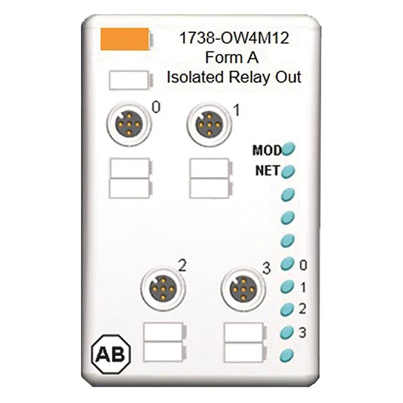 Allen Bradley 1738-OW4M12 ArmorPoint 4 Point Output Module