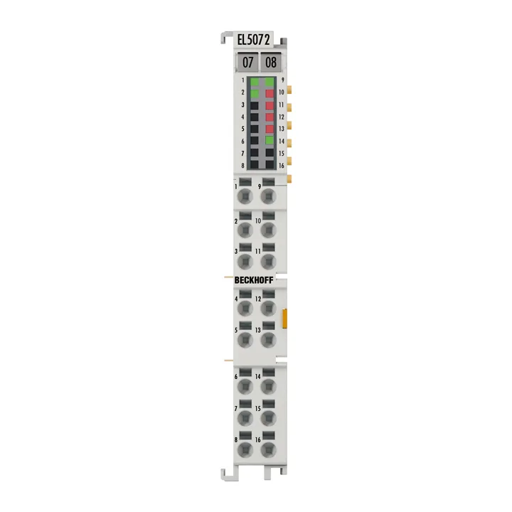 Beckhoff EL5072 EtherCAT Terminal, 2-channel displacement sensor interface, inductive, LVDT, RVDT, half bridge