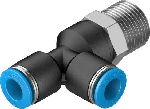 Festo QSTL-3/8-8 T-Çabuk Bağlantı Rakoru