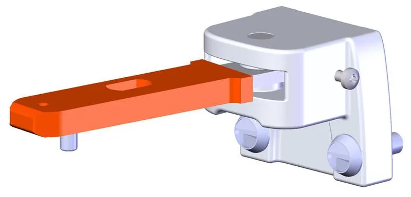 Euchner RADIUSBETAETIGER-Z-L Hinged actuator, left, for safety switches NZVZ, NZVZVS and TZ
