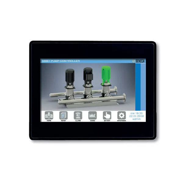Seneca VISUAL5-PC Spare part - Terminal HMI touchscreen 7" for S6001 Pump controller