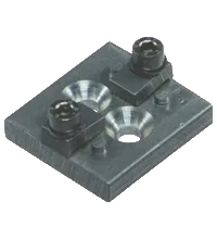 Pepperl+Fuchs OMH-PLV-PLP Mounting bracket for light grids, for rear or side wall installation