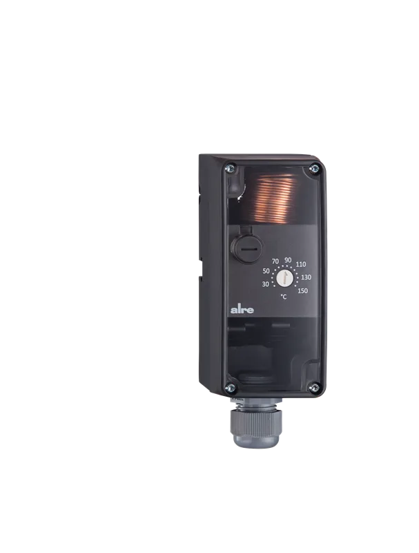Alre RTKSA-002.310 Universal capillary thermostat, 20…150…°C, hysteresis -10…-15K, TB, internal setting, external resetting