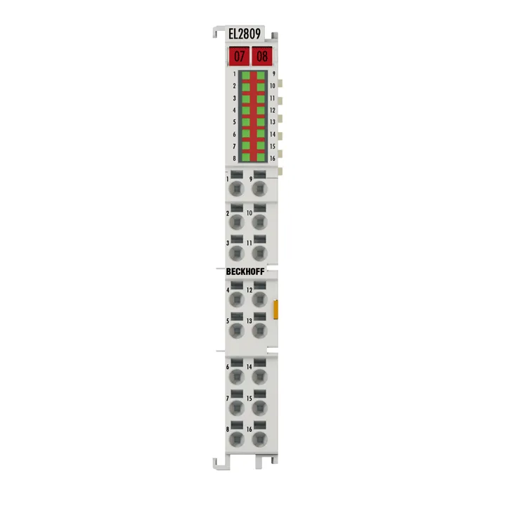 Beckhoff EL2809 EtherCAT Terminal, 16-channel digital output, 24 V DC, 05 A