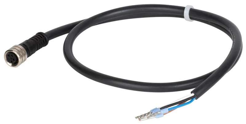 Euchner C-M08F04-04X034PU05,0-ES-116049 Connecting cable with plug connector M8, 4-pin, 5 m