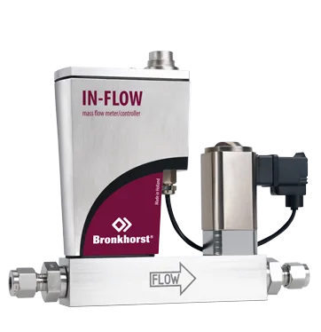 Bronkhorst IN-FLOW F-201CI Industrial Style Thermal Mass Flow Controller for Gases