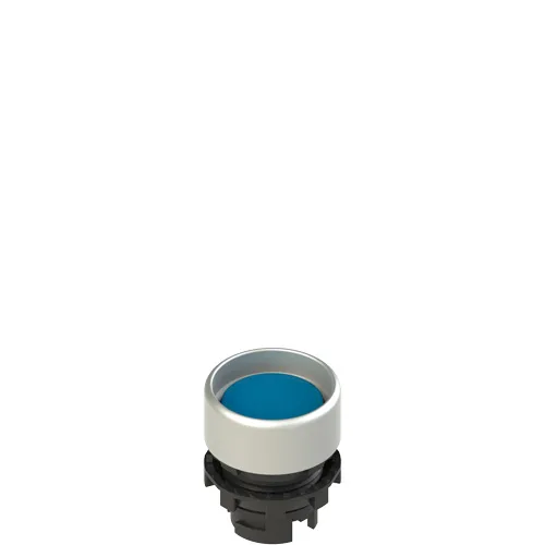 Pizzato E2 1PL2P6290 Illuminated blue booted pushbutton