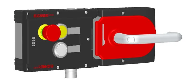Euchner MGB-L0H-ARA-R-110955 Interlocking set MGB-L0H-ARA, with 2 pushbuttons, emergency stop, incl label carrier, RC18
